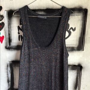 Zara Gray Maxi Tank Dress